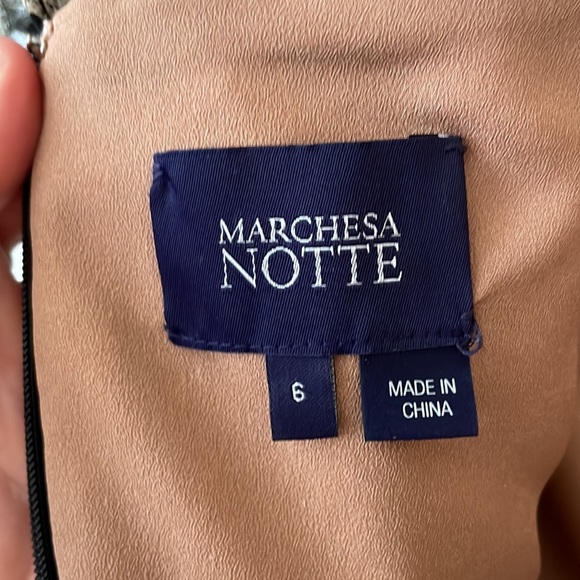 Marchesa cocktail dress size 6, worn once - in perfect condition. - Picture 8 of 12